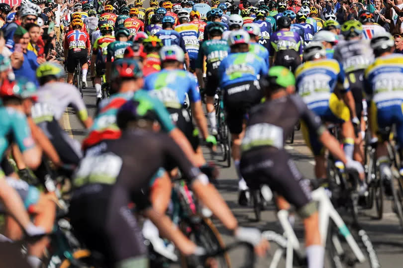 Full route of the Derbyshire leg of the Tour of Britain 2024