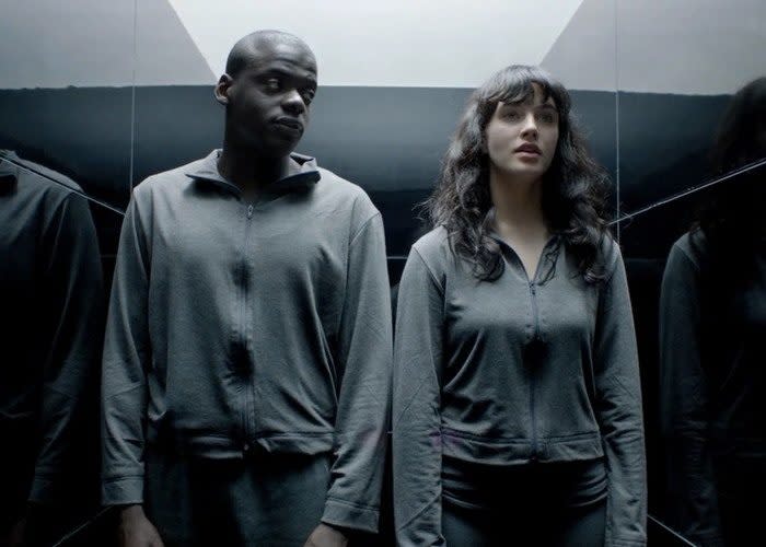 Daniel Kaluuya and Jessica Brown Findlay in Black Mirror (Credit: C4)