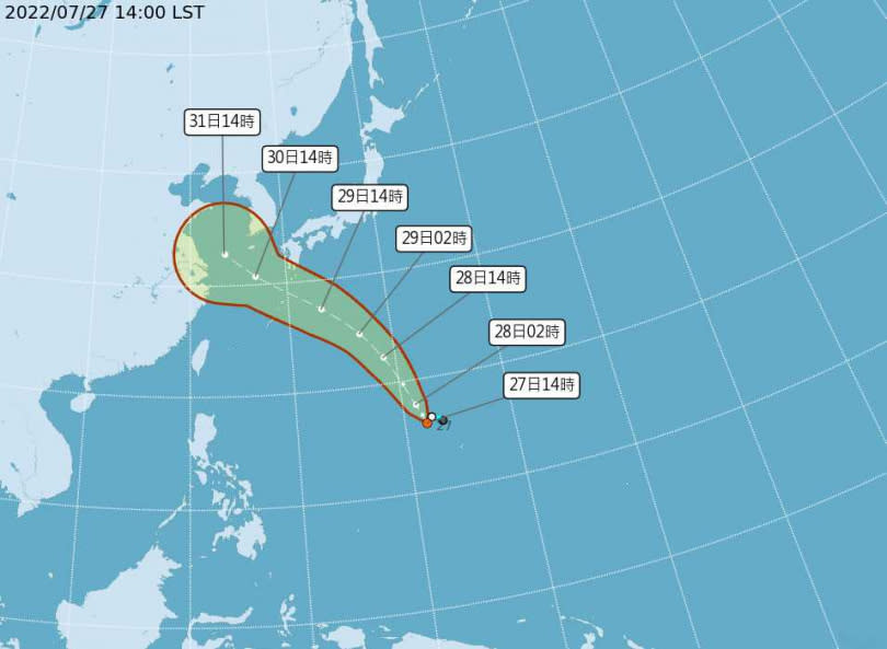 颱風「桑達」最快今生成。（圖／氣象局）