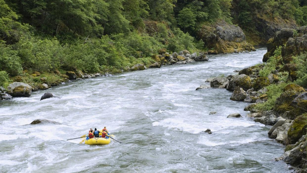 group whitewater rafting