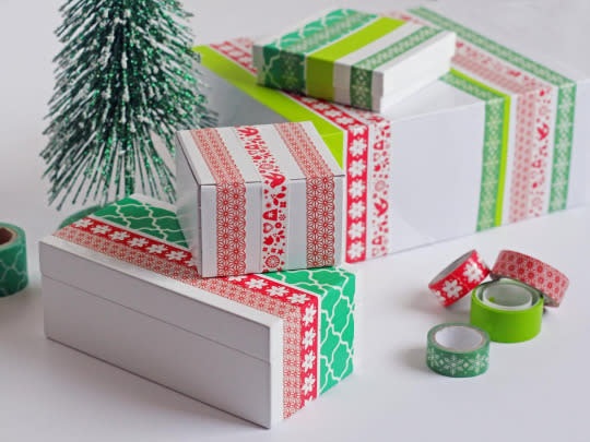 Washi Tape Gift Boxes