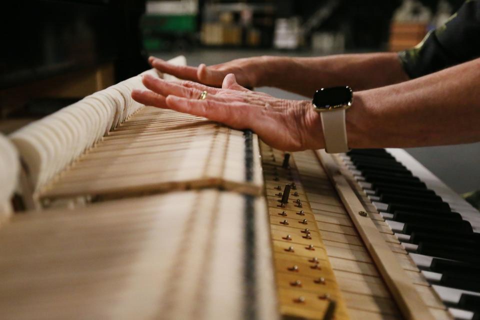 Charles Ball says piano tuners have to be ready for anything when keeping the instruments performance ready during a symphony season.
