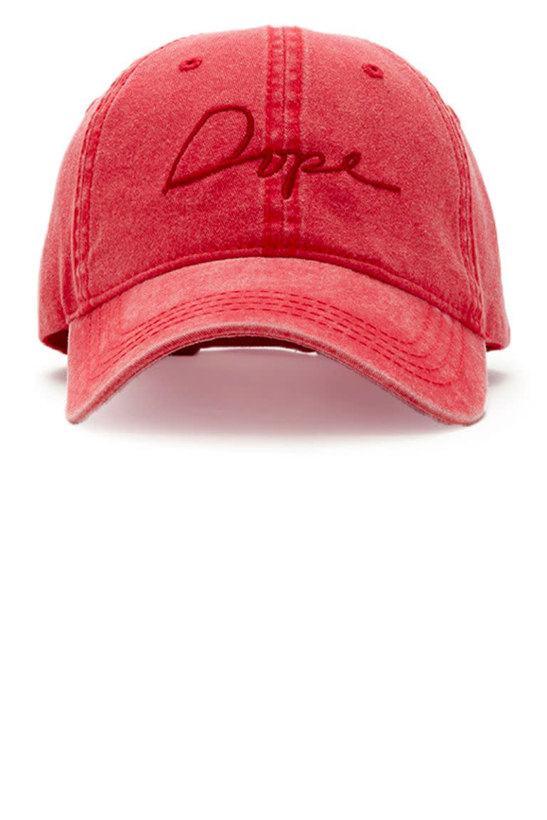 <p><strong>Dope</strong> hat, $32, <a rel="nofollow noopener" href="http://www.forever21.com/Product/Product.aspx?BR=f21&Category=acc_hat&ProductID=2000215186&VariantID=" target="_blank" data-ylk="slk:forever21.com;elm:context_link;itc:0;sec:content-canvas" class="link ">forever21.com</a>. </p>