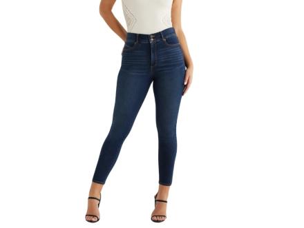 Sofia Jeans by Sofia Vergara Women's Sofia Skinny Sharkbite Hem Jeans 