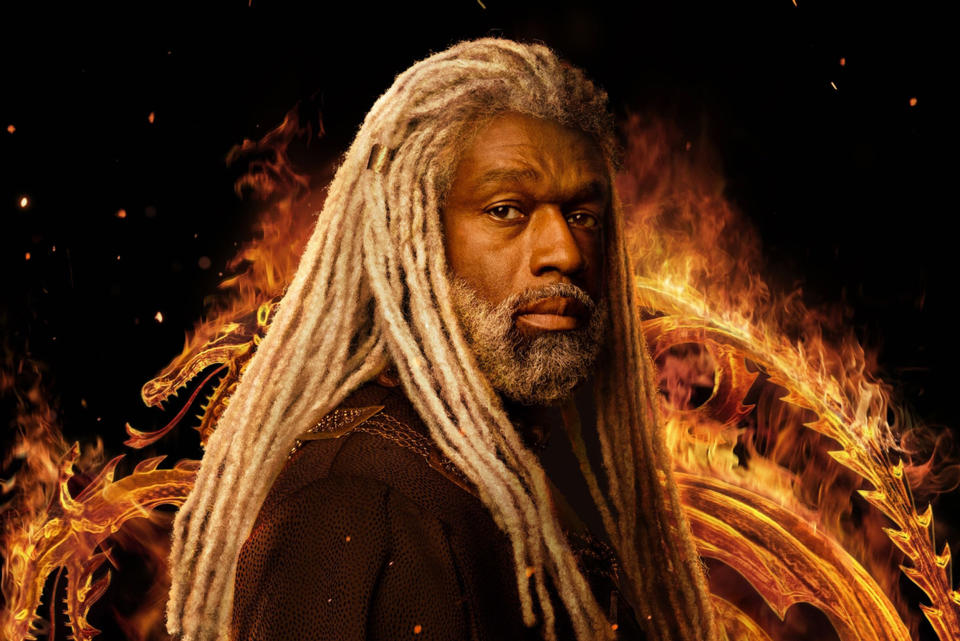 Steve Toussaint as Lord Corlys Velaryon. (Courtesy HBO)