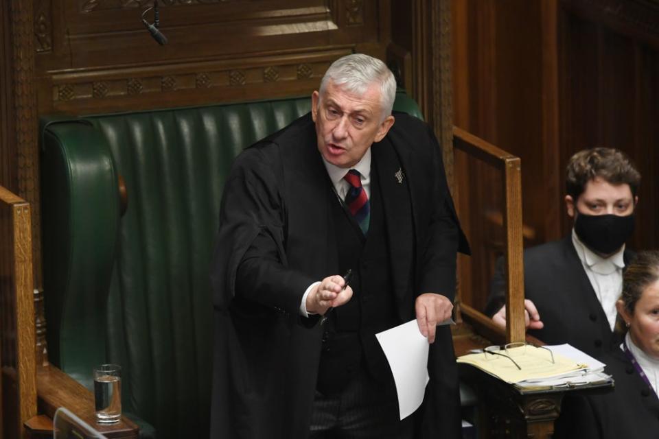 Sir Lindsay Hoyle (UK Parliament/Jessica Taylor/PA) (PA Media)