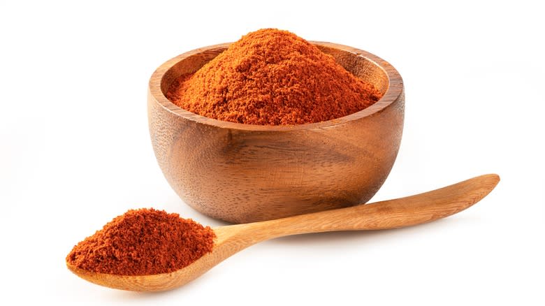 Chili powder in bowl