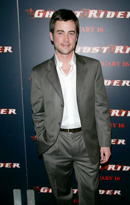 Matthew Long at the New York premiere of Columbia Pictures' Ghost Rider