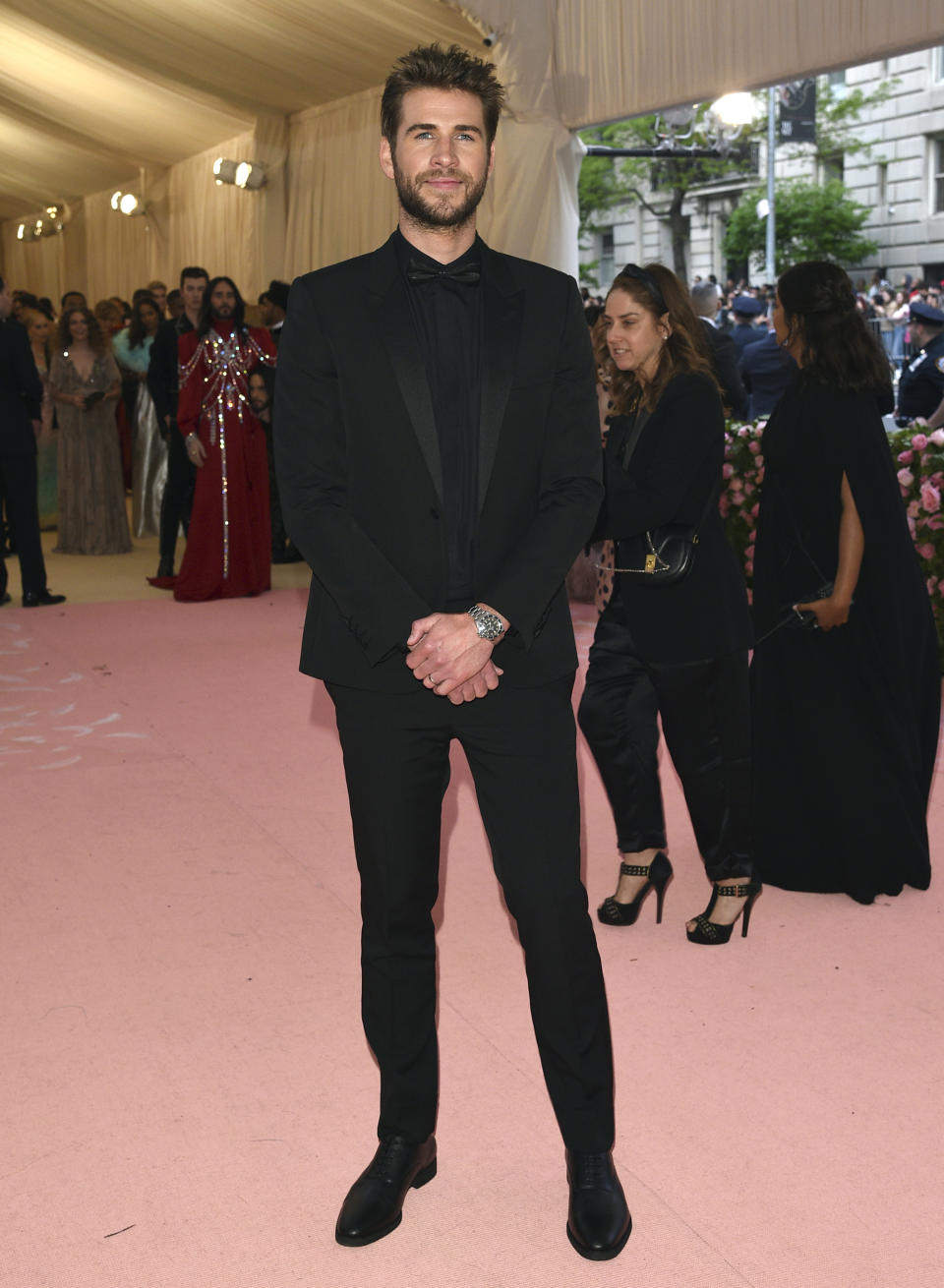 FILE - Liam Hemsworth attends The Metropolitan Museum of Art's Costume Institute benefit gala celebrating the opening of the "Camp: Notes on Fashion" exhibition on May 6, 2019, in New York. Hemsworth turns 31 on Jan. 13. (Photo by Evan Agostini/Invision/AP, File)