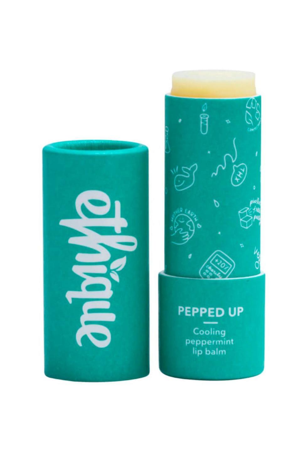 4) Ethique Pepped Up Cooling Peppermint Lip Balm