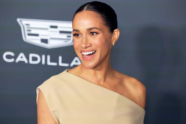 <p>Robin L Marshall/FilmMagic</p> Meghan, Duchess of Sussex attends 2023 Variety Power Of Women at Mother Wolf on November 16, 2023 in Los Angeles.