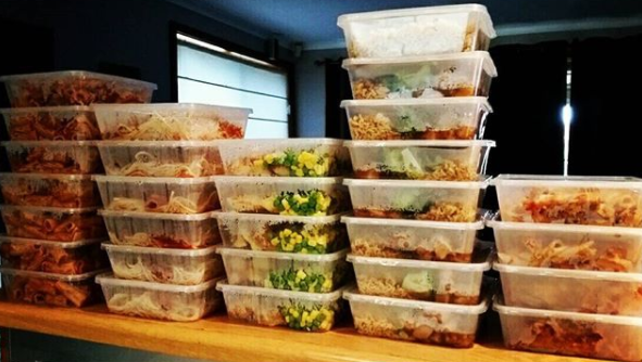 Sarah is all about the healthy meal prep these days. Photo: Instagram