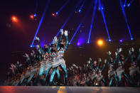 <p>Perfomers during the Opening Ceremony of the PyeongChang 2018 Winter Olympic Games at PyeongChang Olympic Stadium on February 9, 2018 in Pyeongchang-gun, South Korea. (Photo by Quinn Rooney/Getty Images) </p>