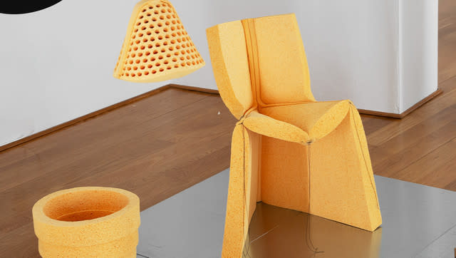 Grow Your Own Furniture! Swiss Scientists Create Sponge Furniture That Expands Into Shape