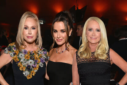 image of sisters; Kathy Hilton, Kyle Richards, and kim Richards