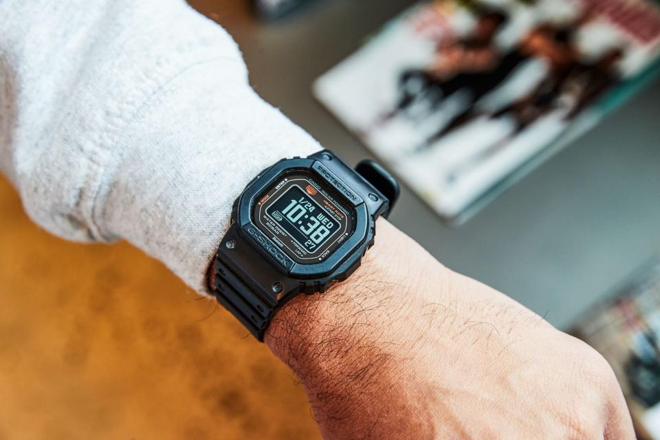 <p><a href="https://go.redirectingat.com?id=74968X1596630&url=https%3A%2F%2Fwww.casio.com%2Fus%2Fwatches%2Fgshock%2Fproduct.DW-H5600-1%2F&sref=https%3A%2F%2Fwww.popularmechanics.com%2Ftechnology%2Fg42438453%2Fbest-smartwatches%2F" rel="nofollow noopener" target="_blank" data-ylk="slk:Shop Now;elm:context_link;itc:0;sec:content-canvas" class="link ">Shop Now</a></p><p>G-Shock Move DWH5600-1 Smartwatch</p><p>casio.com</p><p>$299.00</p><span class="copyright">Trevor Raab</span>