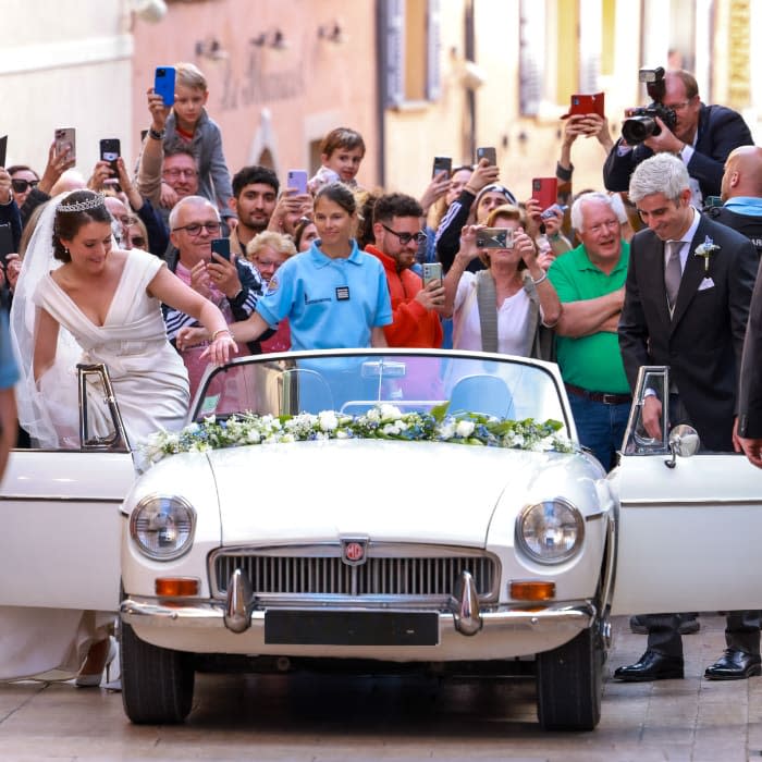 Alexandra de Luxemburgo y Nicolas Bagory