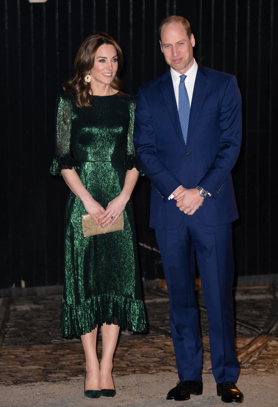 Kate Middleton wears a sparkly green dress in Ireland