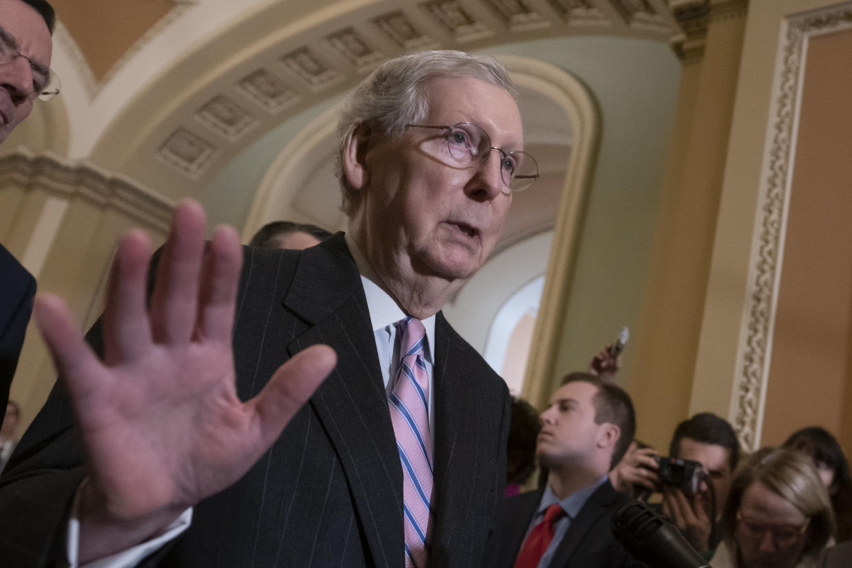 Senate Majority Leader Mitch McConnell, R-Ky. (Photo: J. Scott Applewhite/AP)