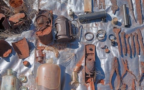 Part of the stash found in the Simpson Desert - Credit:  Peter Blakeman / Perkins Engineering 