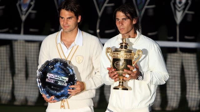 Nadal 'beat down' Federer in 2008. Image: Getty