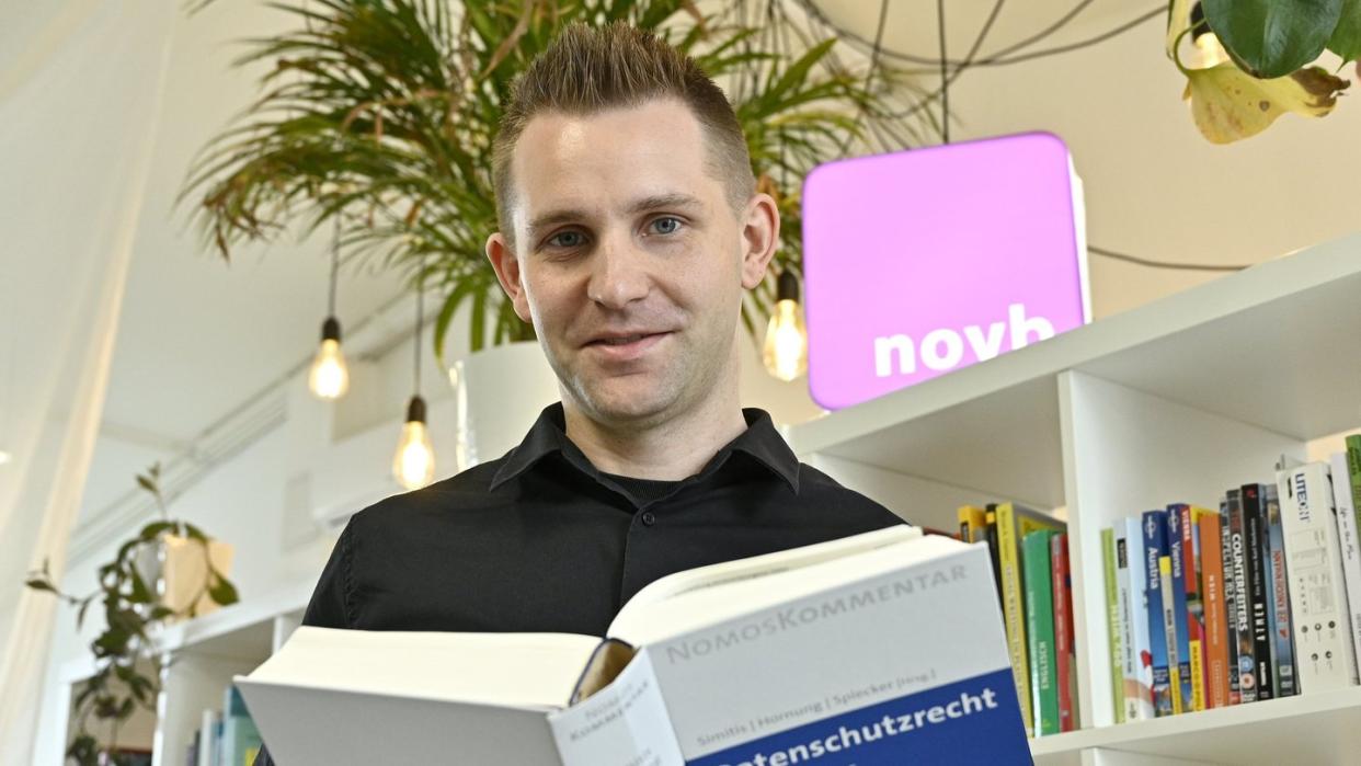 Datenschutzaktivist Max Schrems in Wien.