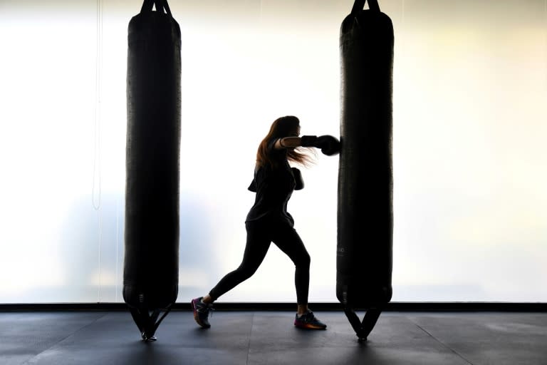 Breaking out of the box: Halah Alhamrani, 41, has set up her own gym for women in the coastal city of Jeddah