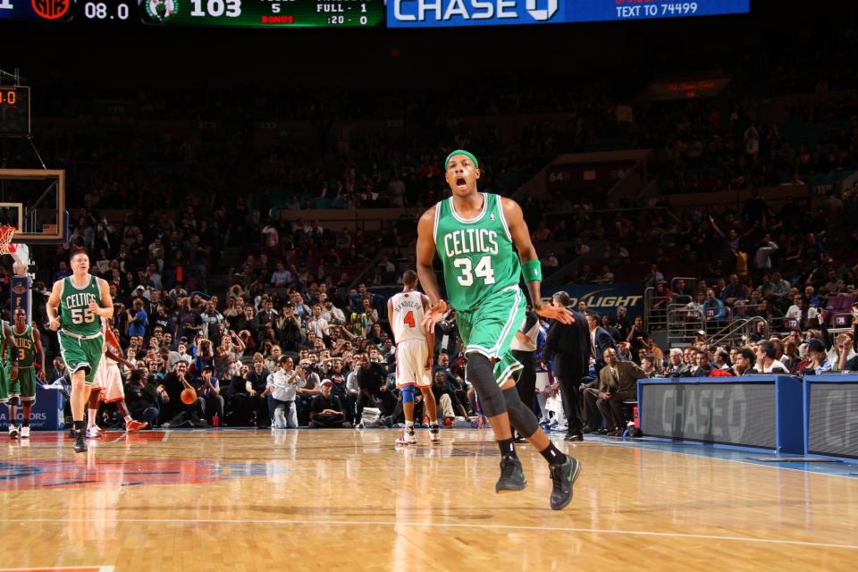 Paul Pierce, ever a showman, will take one last lap around the NBA. (Nathaniel S. Butler/NBAE/Getty Images)