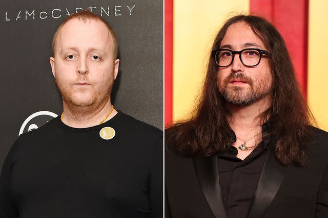 <p>getty (2)</p> James McCartney and Sean Ono Lennon