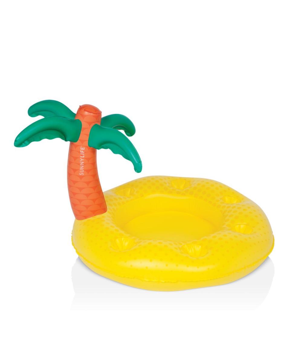 3) Inflatable Tropical Island Pool Bar