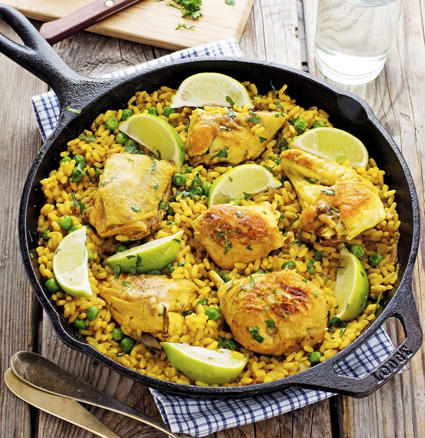 Turmeric Chicken And Rice from The Iron You