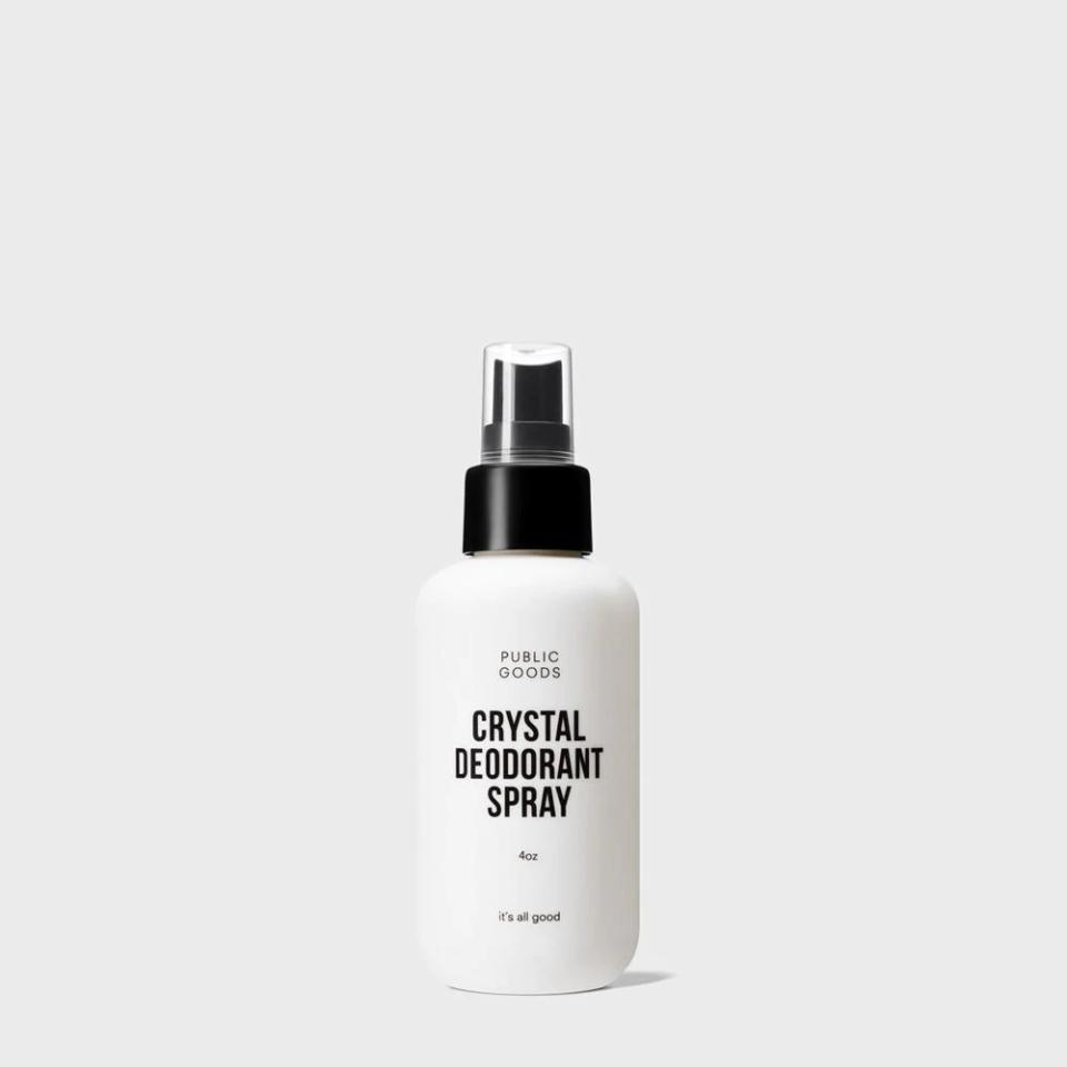 Public Goods Crystal Spray Deodorant; best spray deodorant, spray deodorants