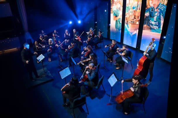 PHOTO: AdventHealth's all-employee orchestra's plays their first performance: a requiem for those who died during the pandemic, summer 2021. (Matt Rainey/AdventHealth)