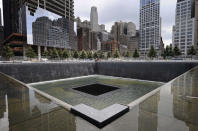  One World Trade Center and Memorial Pools construction site, New York- 04 Aug 2011