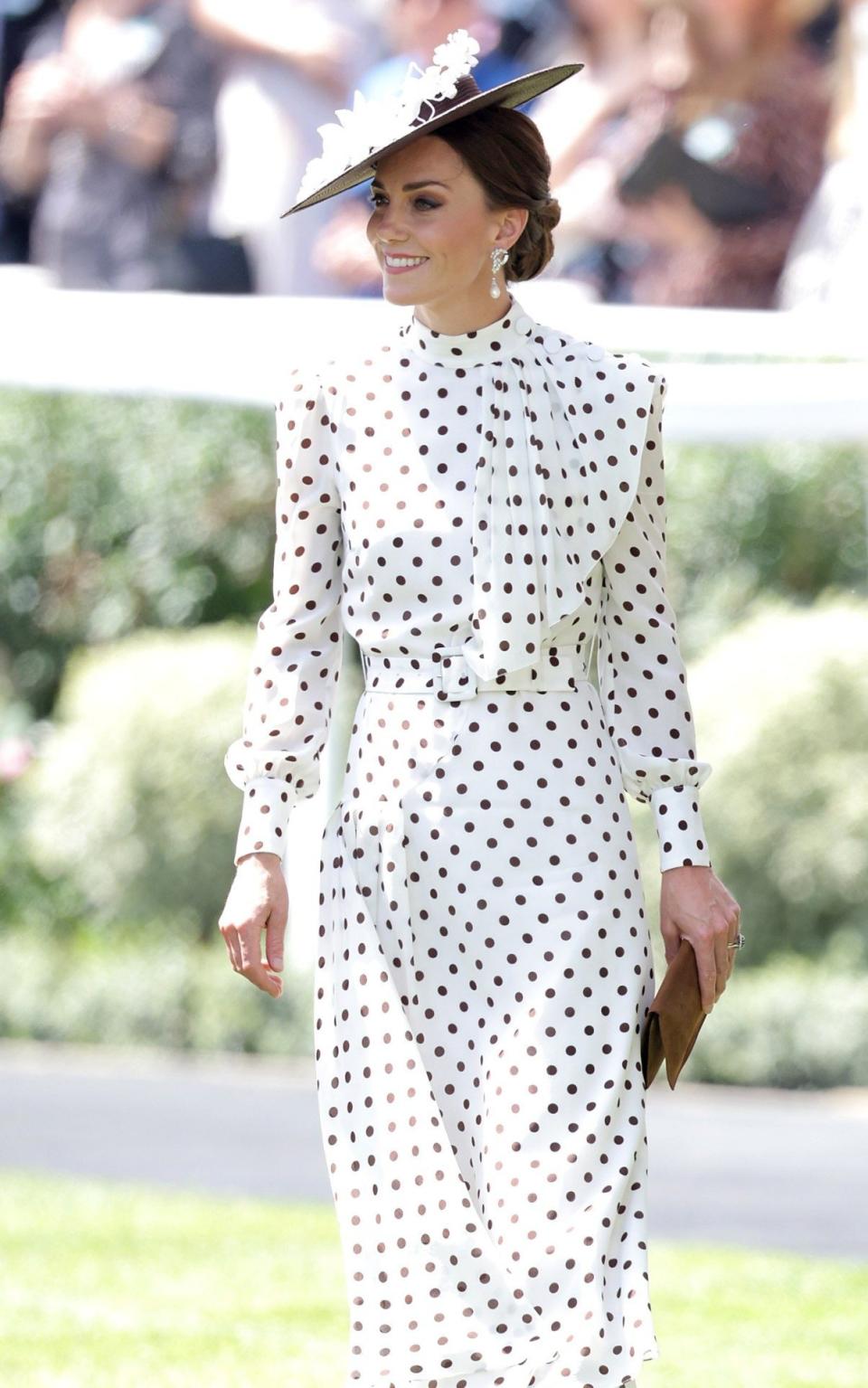 The polka dot looked that sparked comparisons to Diana - Chris Jackson 