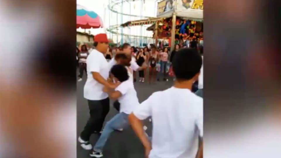 Fair officials said that there had been multiple fights, but they were unaware of the video. Photo: Facebook