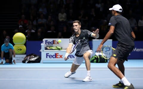 Joe Salisbury and Rajeev Ram were eliminated from the World Tour Finals on Sunday - Credit: James Chance/Getty Images