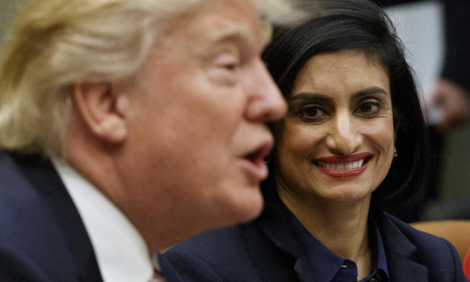 Seema Verma is a senior health official in the Trump administration.