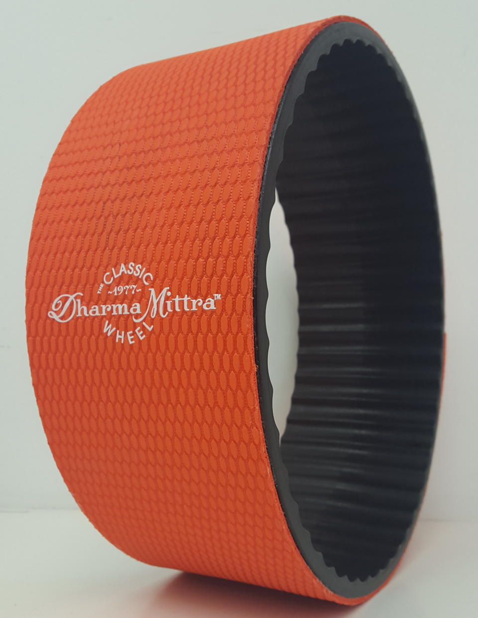 <p>Yoga wheels have become a staple for intermediate to advanced practitioners, used to enhance stretches and poses; they can also provide a nice destressing back massage. This one, designed in conjunction with legendary yogi Sri Darma Mittra, has a sticky rubber surface with extra grip to avoid slips. $50, <a rel="nofollow noopener" href="https://www.dharmayogawheel.com/" target="_blank" data-ylk="slk:dharmayogawheel.com;elm:context_link;itc:0;sec:content-canvas" class="link ">dharmayogawheel.com</a> </p>