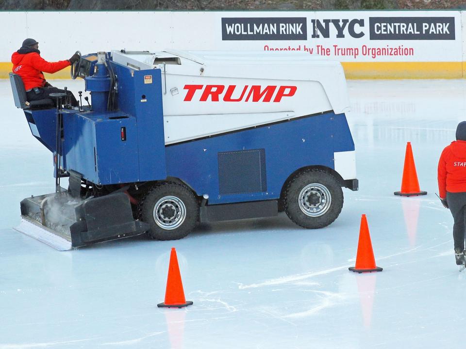 trump organization wollman ice skating rink central park