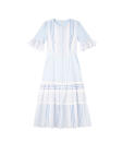 <p>La Vie Variegated Stripe Dress, $350, <a rel="nofollow noopener" href="http://www.rebeccataylor.com/la-vie-variegated-stripe-dress/317134D377.html?dwvar_317134D377_color=BLUECO&cgid=dresses-and-jumpsuits" target="_blank" data-ylk="slk:rebeccataylor.com;elm:context_link;itc:0;sec:content-canvas" class="link ">rebeccataylor.com</a> </p>