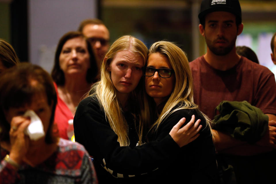 &ldquo;Hope has sustained communities, very much like Thousand Oaks, through the exact same triages of mass shootings,&rdquo; the city's mayor, Andy Fox, said Thursday night. (Photo: Mike Blake / Reuters)