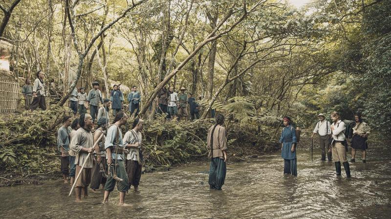 《斯卡羅》劇中「保力」客家莊場景，位在牡丹鄉深山內，需步行半小時才能抵達。（公視提供）