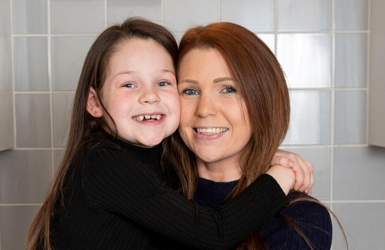 Jessica has been hailed a hero for administering emergency CPR to her mum after learning it on YouTube [Photo: SWNS]