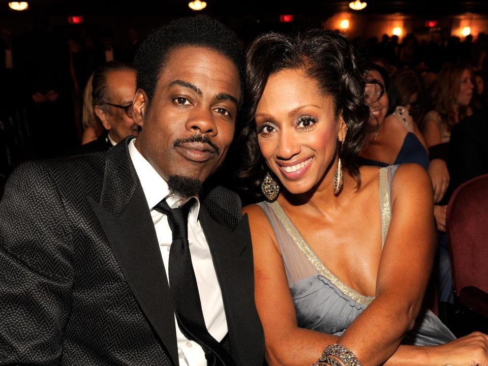 Chris Rock and Malaak Compton Rock attend the 65th Annual Tony Awards at the Beacon Theatre on June 12, 2011 in New York City.