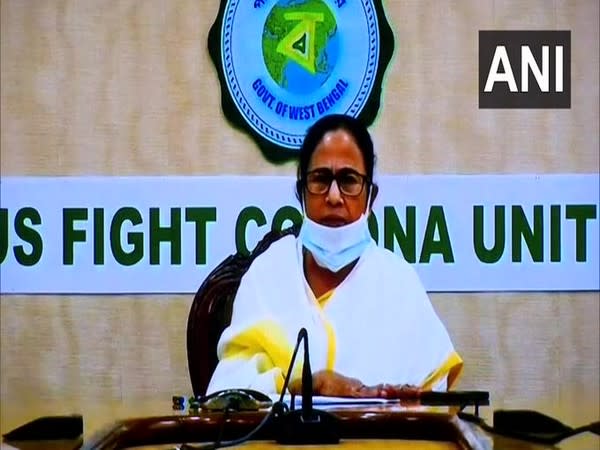 West Bengal Chief Minister Mamata Banerjee speaking at the press conference on Thursday. 