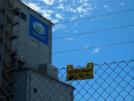 FILE PHOTO: The Fonterra Te Rapa dairy factory is seen outside Hamilton March 30, 2016. REUTERS/Henning Gloystein/File Photo