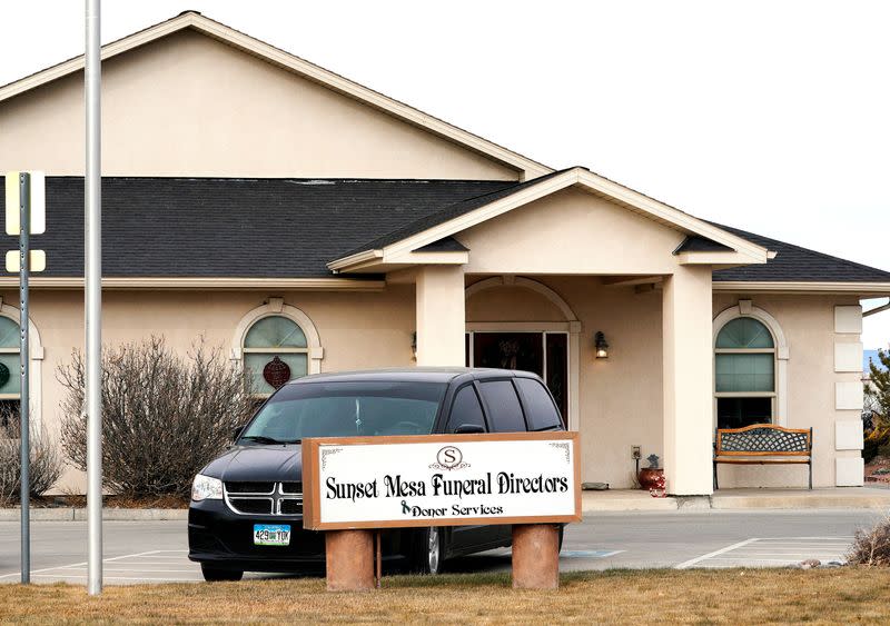 FILE PHOTO: The Sunset Mesa Funeral Directors and Donor Services building in Montrose