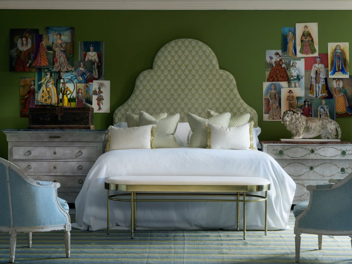 Green with envy: why wouldn’t you model your bedroom on a garden? (Andrew Martin)