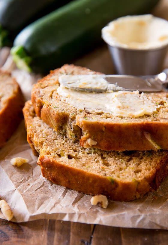 Greek Yogurt Zucchini Bread